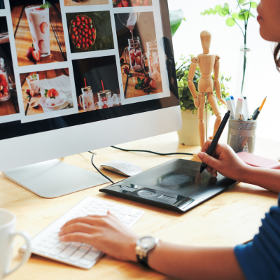 制作パートナーのデザイナーの人物写真