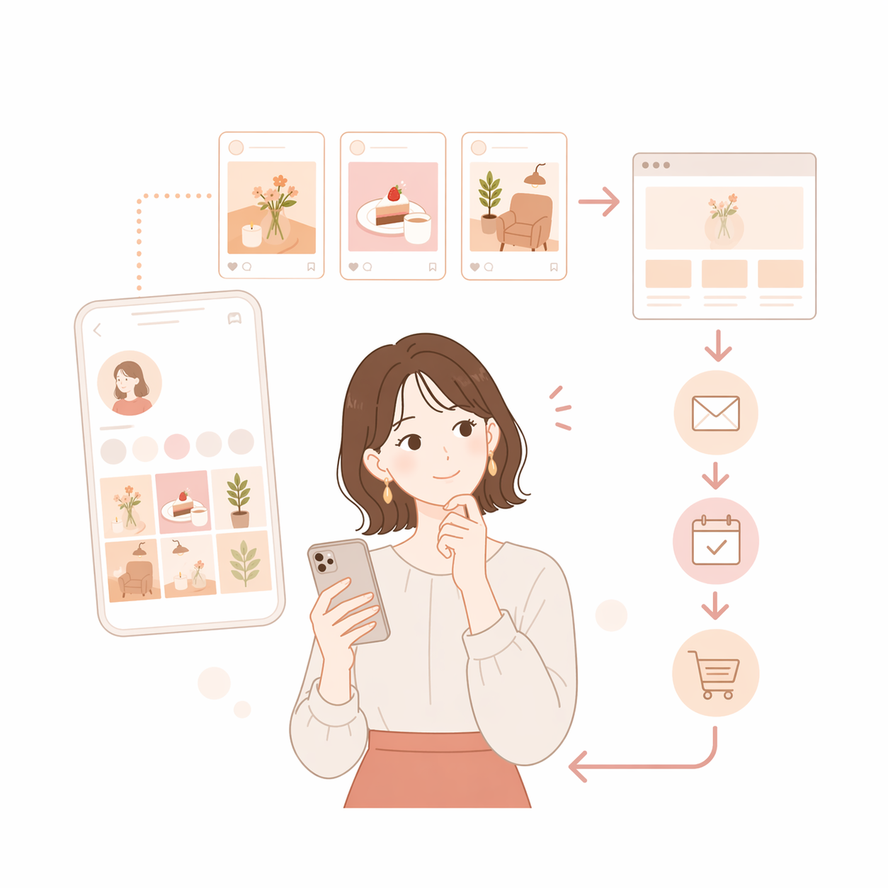 投稿だけで終わらせたくないイメージ